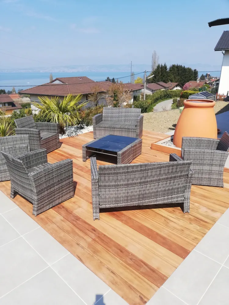 Terrasse sol en bois